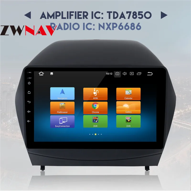 Cheap 10.2 inch RAM 4GB+32GB Octa Core Android 8.0 CAR DVD GPS Player For Hyundai IX35 2009 2010 2011-2015 Stereo Radio Satnav Unit 9