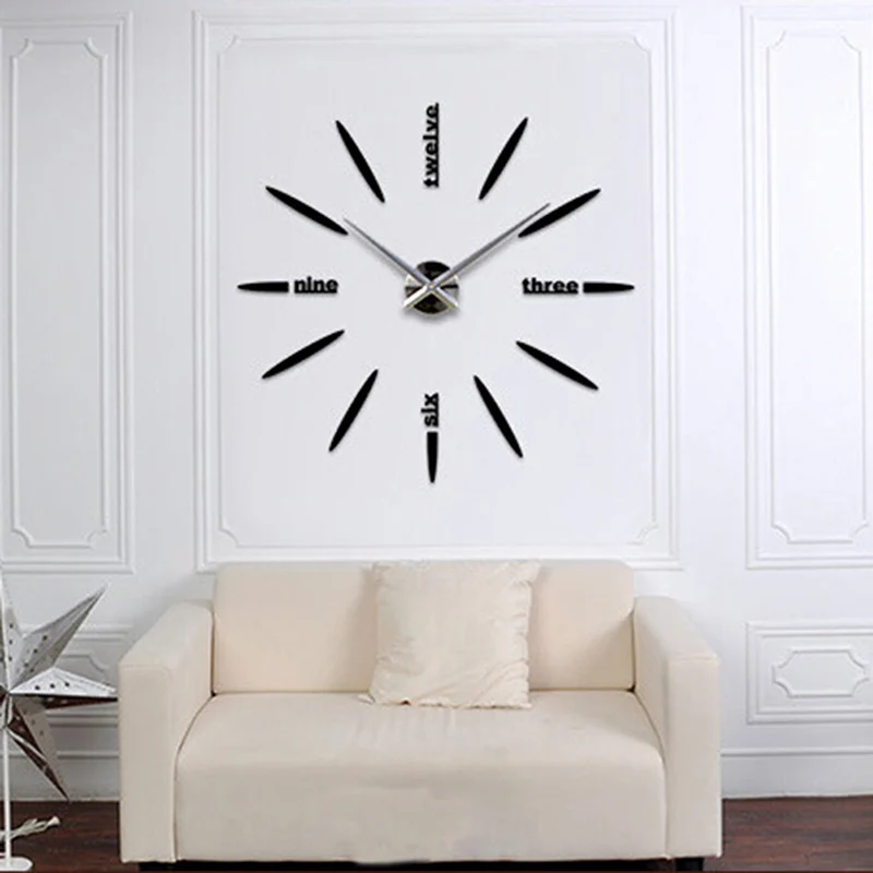 Quartz DIY Modern Clocks Needle Acrylic Watches Big Wall Clock Mirror Sticker Living Room Decor In From Home Garden On Aliexpress Quartz DIY Modern Clocks Needle Acrylic Watches Big Wall Clock Mirror Sticker Living Room Decor In From Home Garden On Aliexpress