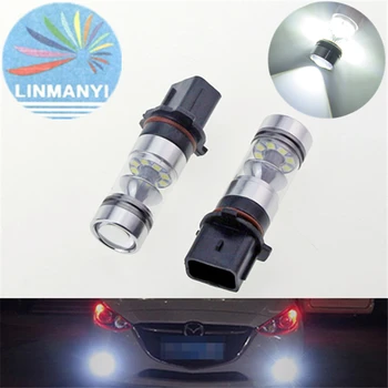 

2PCS 100W P13W Samsung 3030 Chip 20 SMD 6500k With Lens High Power LED Fog Driving Lanp DRL Daytime Running Light Bulb 850LM 12V