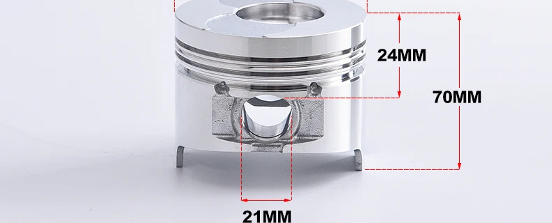 Дизельное топливо Поршень двигателя 4 Наборы для Yanmar 173F 178F 180F 186FA 188F 190F 192F