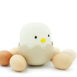 Милый креативный Eggshell курица Emotion лампа для кормления ребенка лампа прикроватная ночник тумблер силиконовая лампа