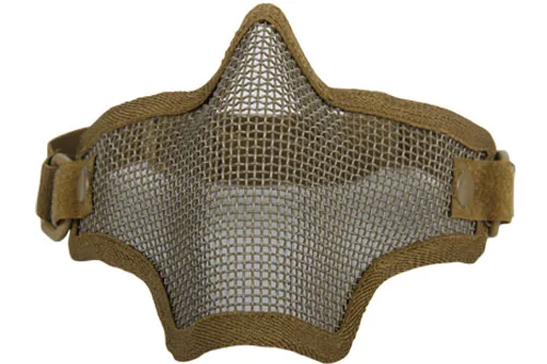 Уличная прочная ударная металлическая сетчатая защитная маска тактические; на пол-лица страйкбол военные Вечерние Маски GZ90015