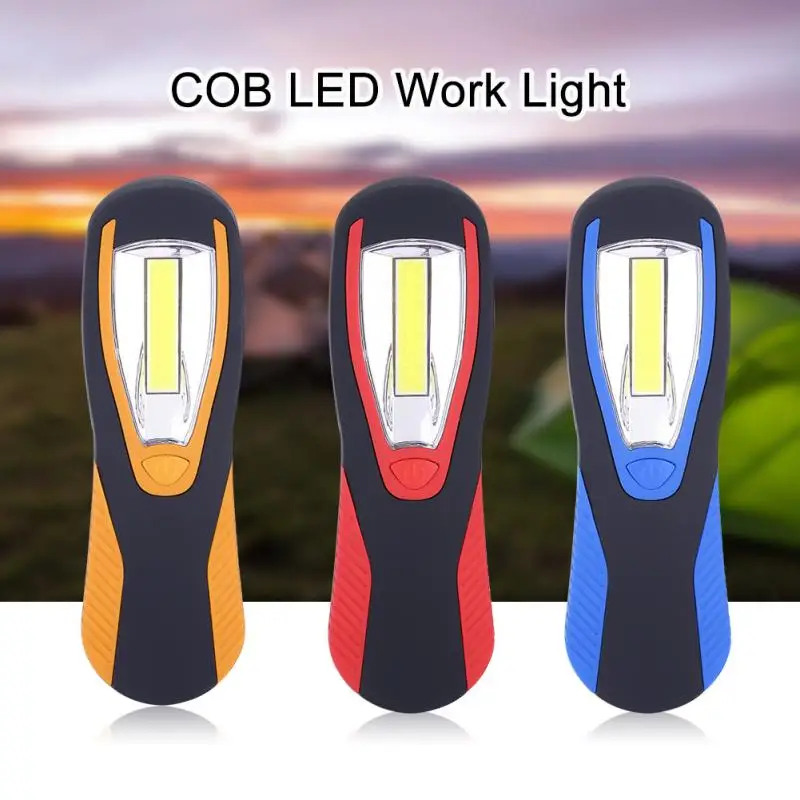 

COB LED Flashlight Car Inspection Work Light Emergency Flashlight Magnetic Base Hook linternas led recargable de alta potencia