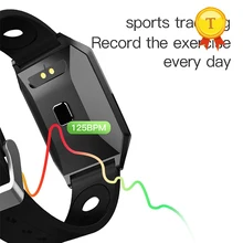 Bluetooth Смарт Носимых устройств Смарт Браслет динамический монитор сердечного ритма Sleep Monitor часы-трекер для телефонов на базе Android и ios