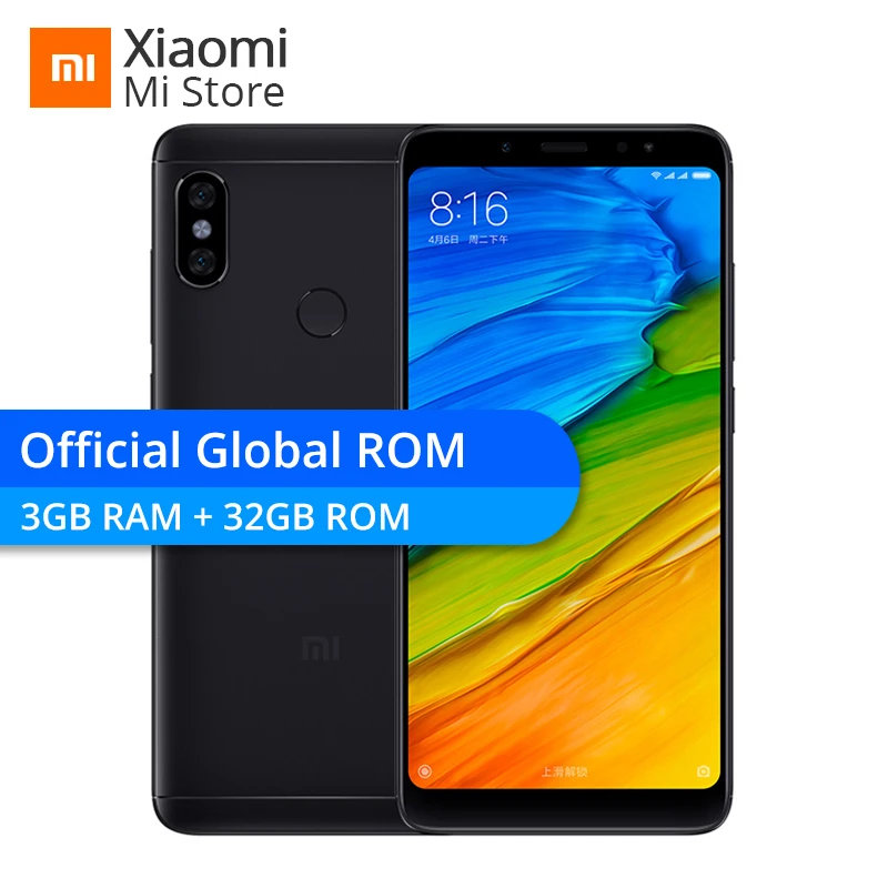 Omitir residuo Interesante Global ROM Xiaomi Redmi Note 5 3 GB 32 GB 5,99 "Pantalla Completa"  Smartphone Snapdragon 636 de doble cámara 2160*1080 de 4000 mAh  OTA|Teléfonos móviles| - AliExpress