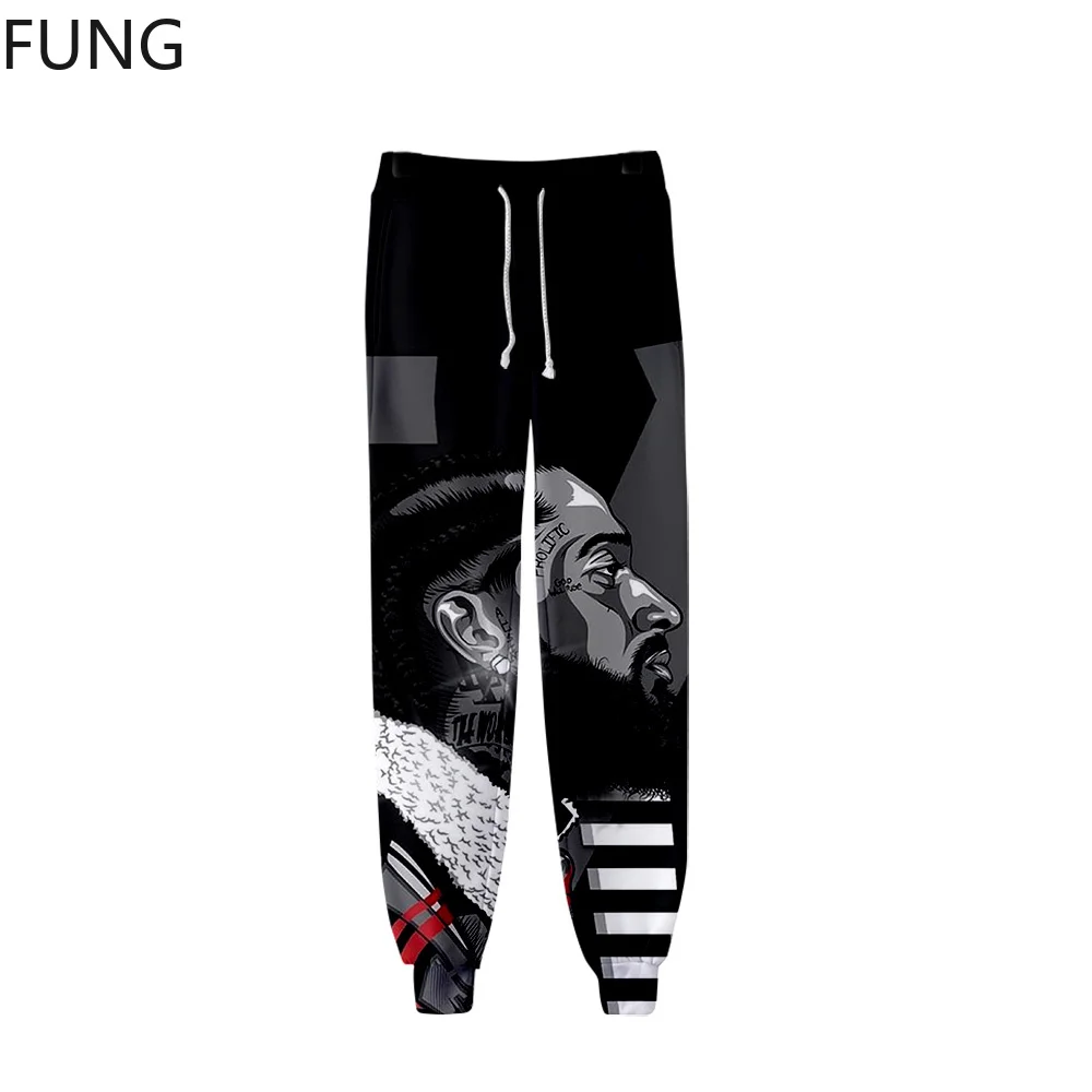 

Nipsey Hussle Pants Men 3D Print Hip Hop Rapper Streetwear Harajuku 2019 New Arrival Trousers Women Mens Pants