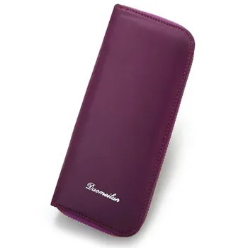 

New 2017 Brand Nylon Wallet Double Layer Zipper Coin Pocket Organizer Purse Wristlet Clutch Slim Wallet For Girl Dollar price