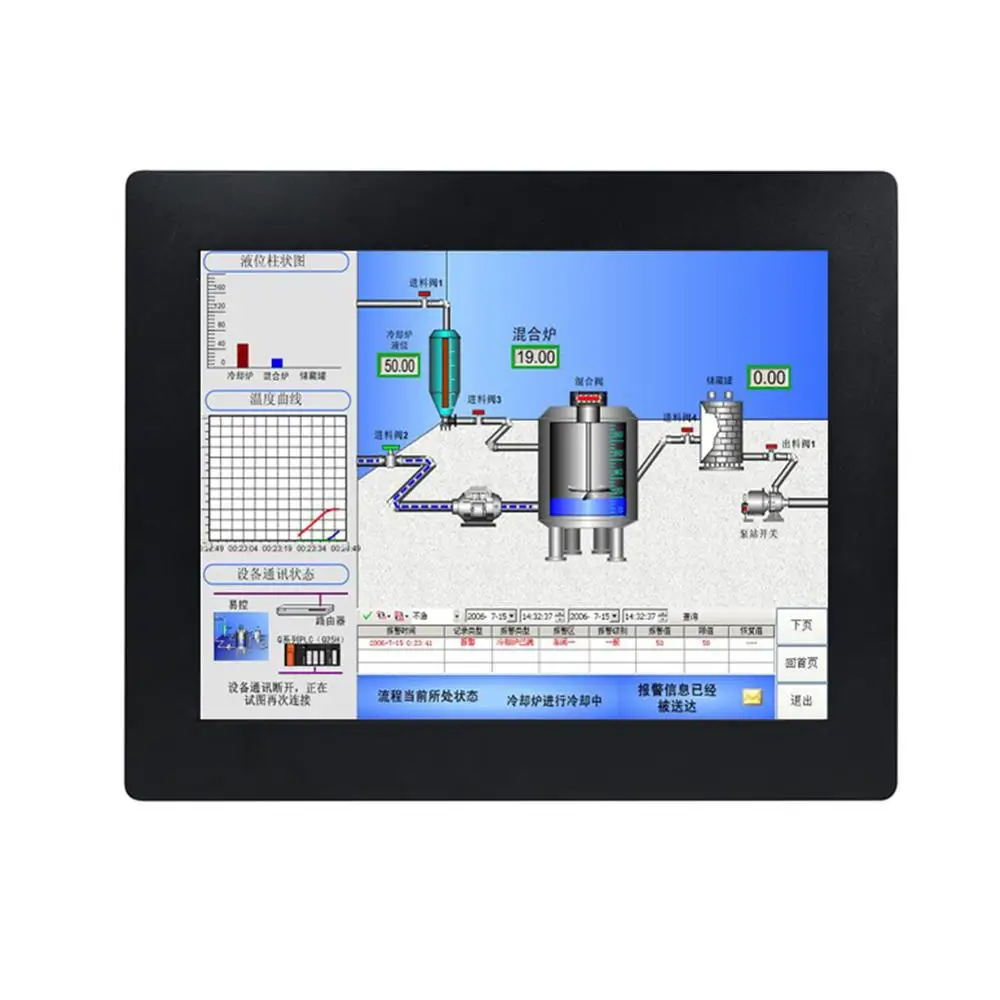 15 светодиодный Светодиодные промышленные панели ПК, Intel Core I5, Windows 7/10/Linux Ubuntu, 10 баллов емкостный сенсорный экран, [HUNSN WD08]