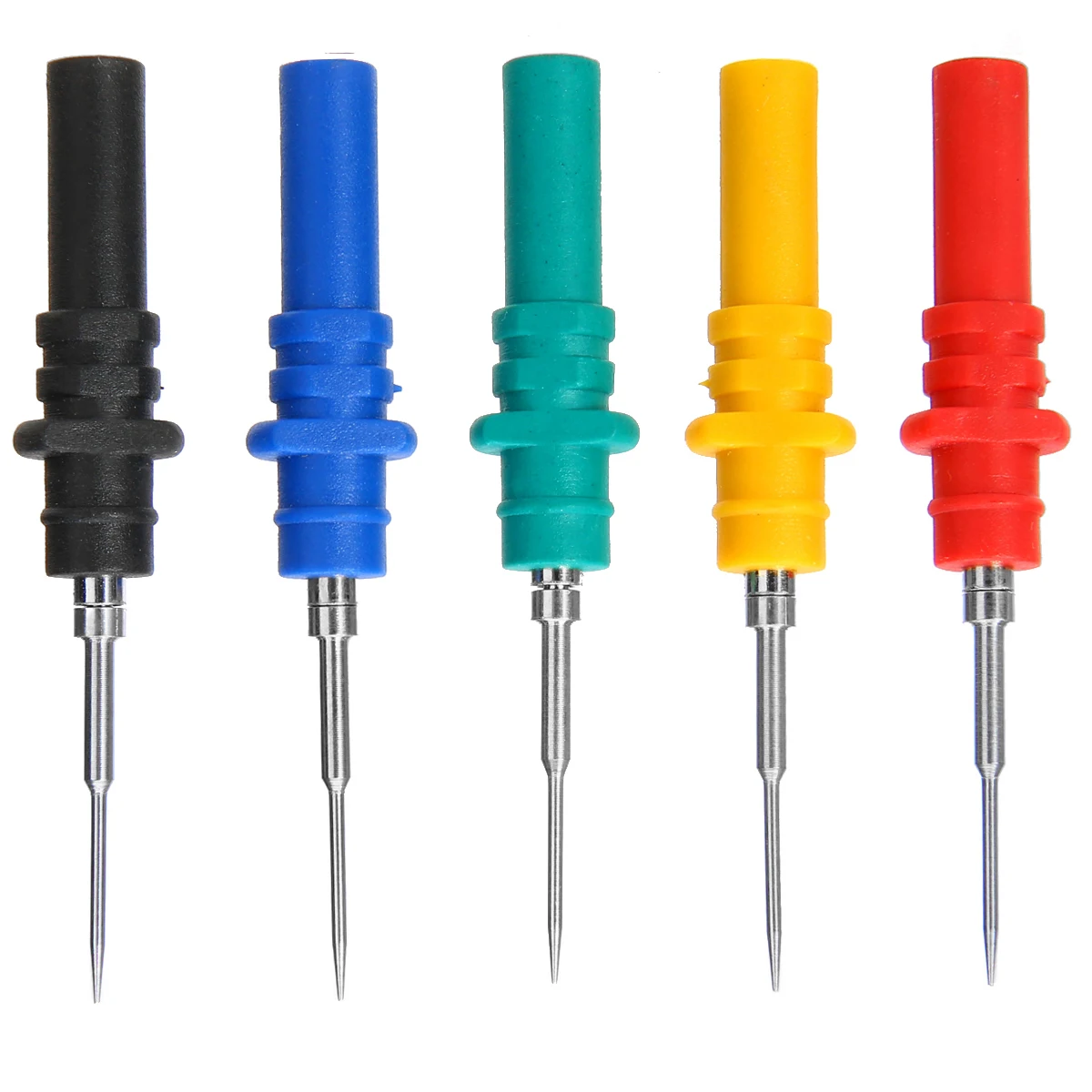 5pcs HT307A Back Pinning Probes with Replacement Needles Automotive Diagnostic Test Repair Tool Multimeter Accessory