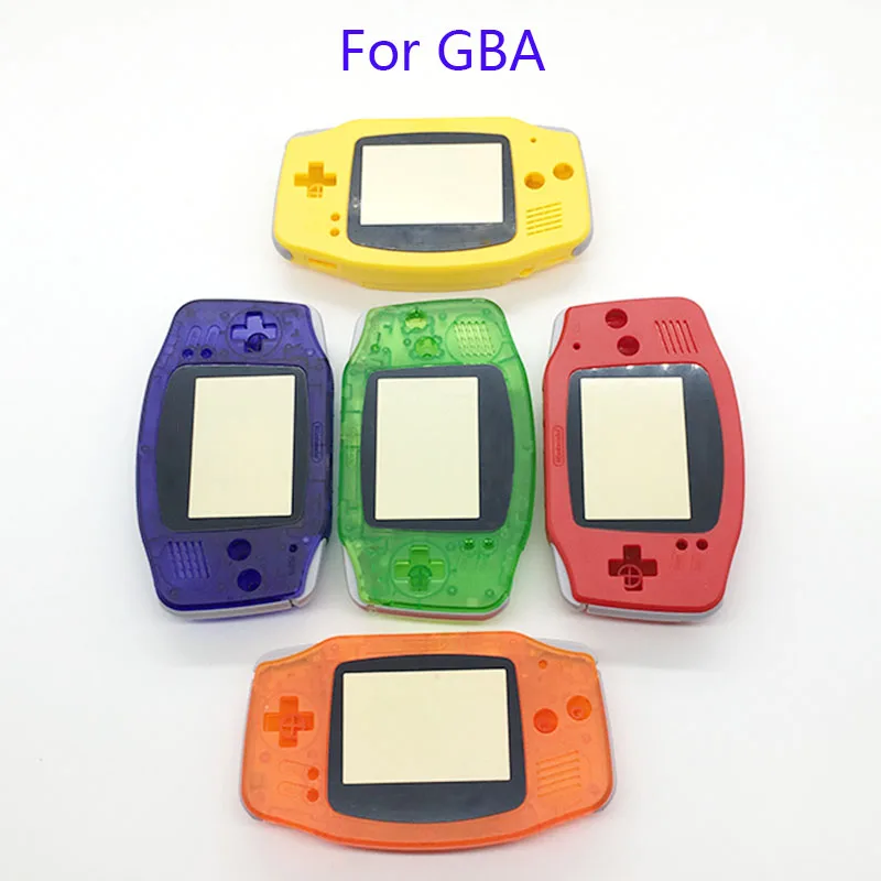 Housing Shell Case Cover+Screen Lens Protector +Stick Label for Gameboy Advance GBA Console