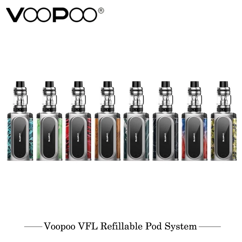 

Origina VOOPOO Vmate Kit 200W With UFORCE T1 8ml Tank Dual Battery TC Box Mod Kit Electronic Cigarettes 200W Vaporizer 0.2ohm U2