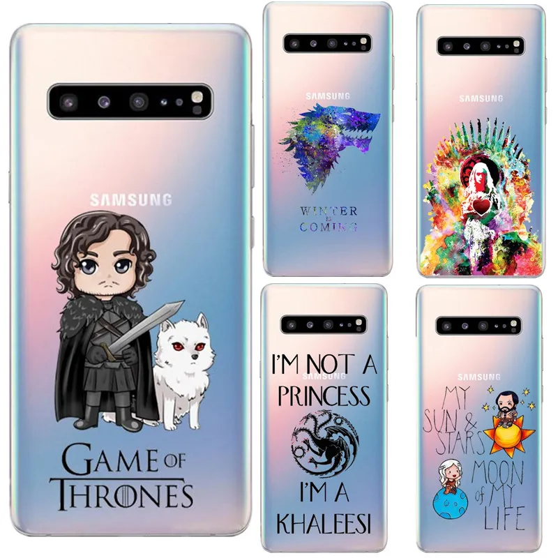 

Game of Throne House Stark Targaryen GOT 2019 Silicone Phone Case For Samsung S6 S7 Edge S8 S9 S10 Plus Note 9 S10Lite S10 E