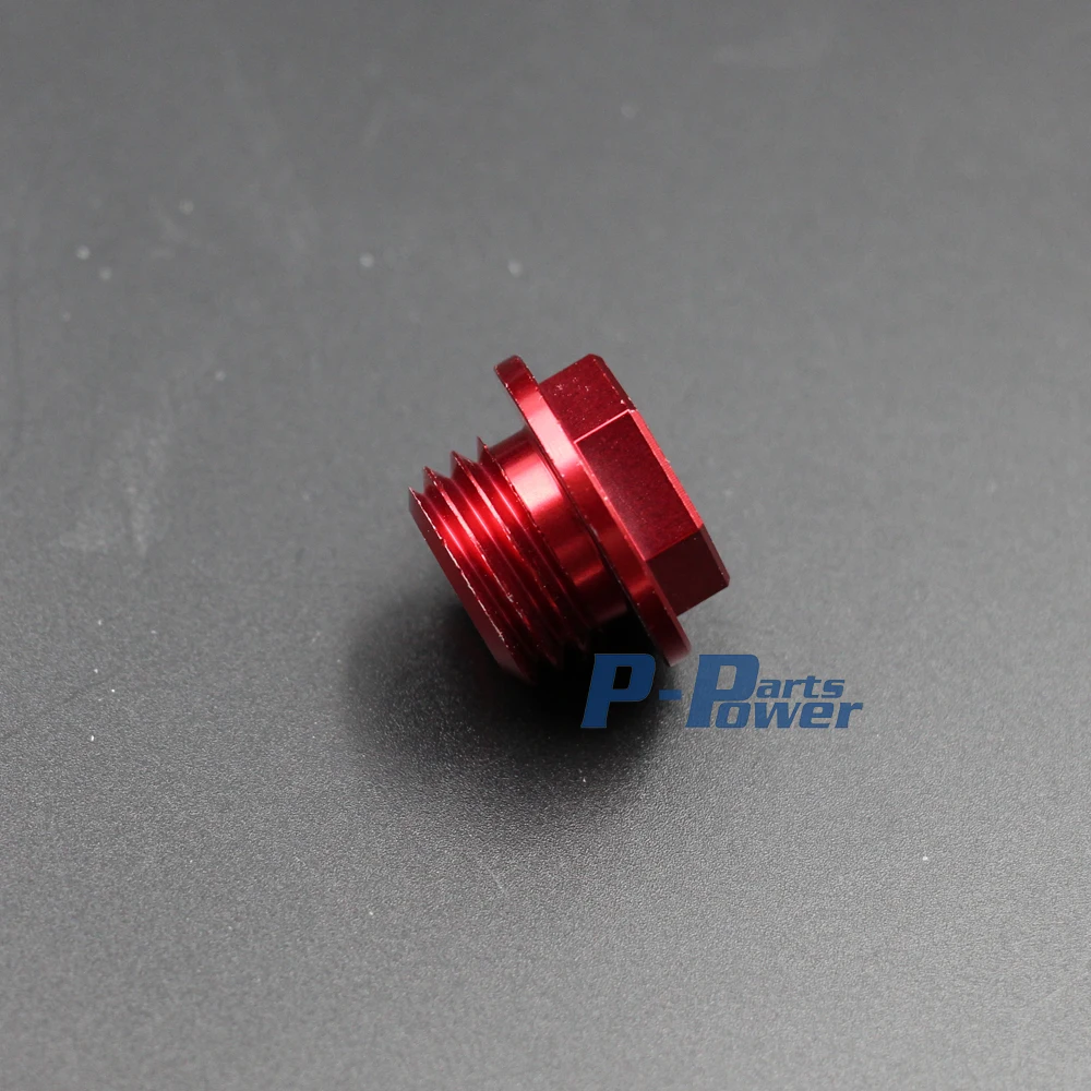 Red Engine Timing Oil Filter Plug Set for Honda CRF CRF150R CRF250R CRF450R CRF450X Motorcycle Dirt Bike Motocross