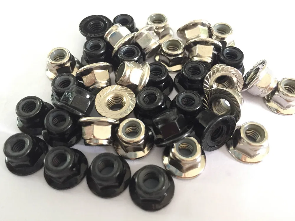 

Reverse tooth thread anti-slip nut M5 Flange Nut for Qav Racing Drone 2204 2205 motor Positive Negative
