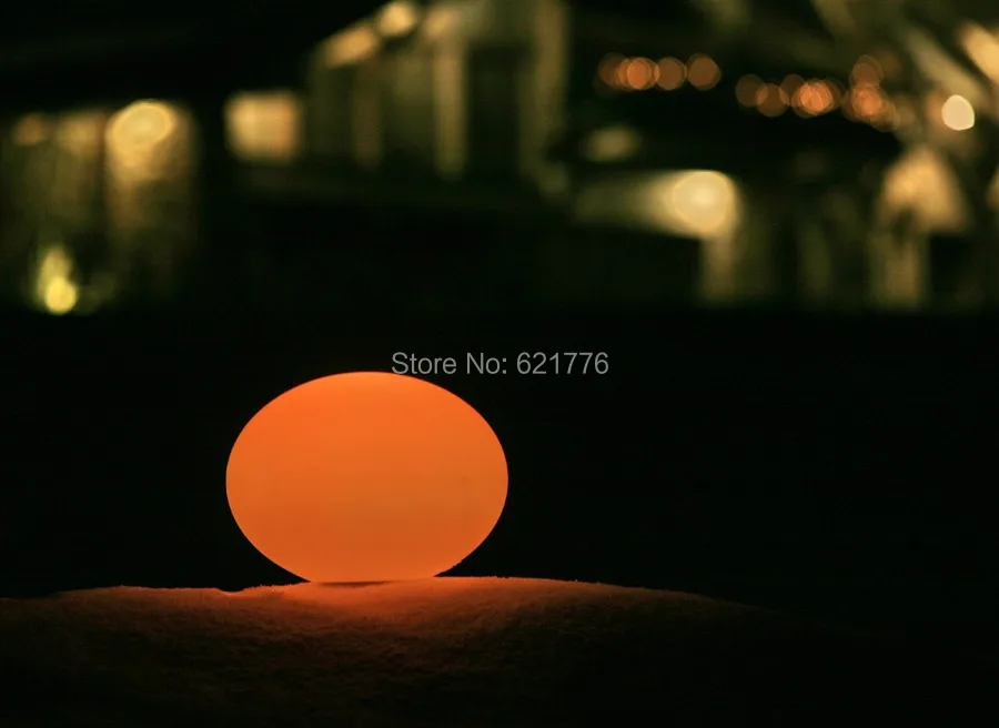 1 шт. водонепроницаемый цвета изменение D40 H20cm Lightball дизайн нерушимая из светодиодов плоский мяч для бассейна дистанционного( в комплекте