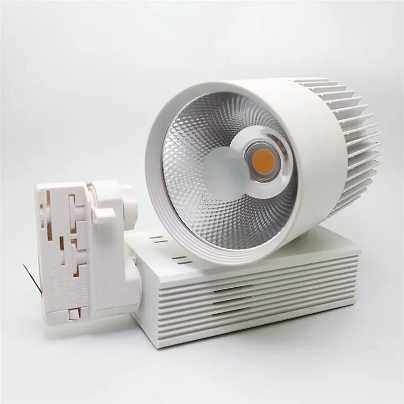 35 W COB LED внутреннего освещения след LED 35 W Железнодорожных лампы AC110V-240V 4 жилы 3 фазы 6 шт./лот