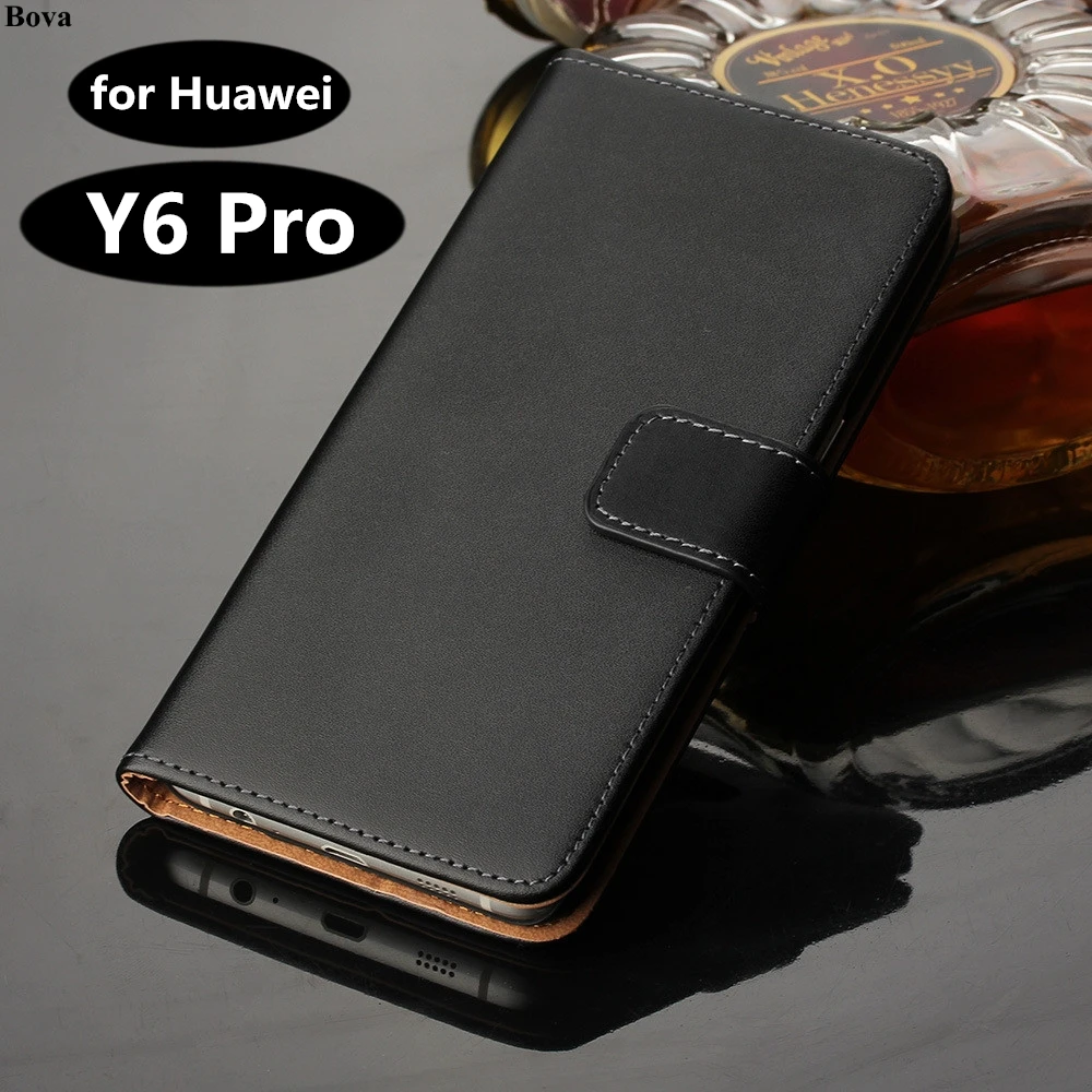 

Huawei Y6 Pro cover case Premium PU Leather Wallet Flip Case for Huawei Y6 Pro with Card Slots and Cash Holder GG