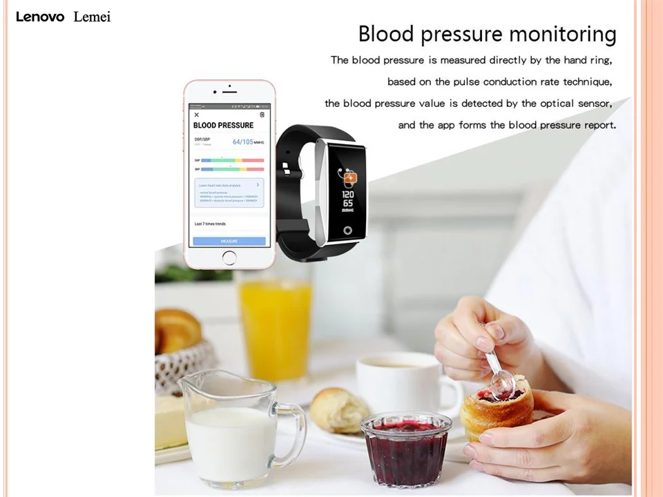 Lenovo Lemei RHB01 смарт-браслет водонепроницаемый монитор сердечного ритма умный Браслет спортивный трекер напоминание звонящего