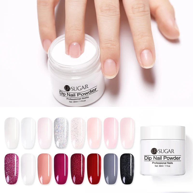 UR SUGAR 30ml Dipping Nail Powders Holographic Glitter Powder Nail Dipping System Powder Decoration