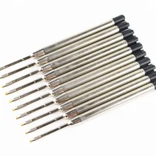 Горячая 10 шт. стильные стандартные черные стержни для ручки Nib Средний