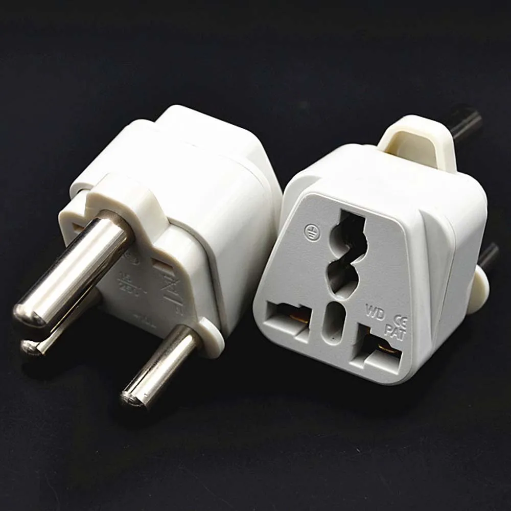 White 250V 10A Large South African Standard Conversion Adapter 10A Turn 16A Socket Cape Town