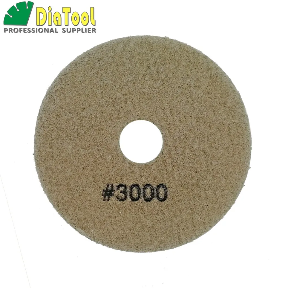 3000# Diamond flexible Wet polishing pad for stone, Dia 100mm, 8piece/set
