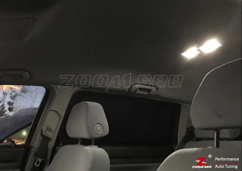 ZOOMSEEZ 14 шт. лампа номерного знака+ Подсветка косметического зеркала для Opel Mokka для Vauxhall светодиодные лампы внутреннего освещения полный комплект(2012