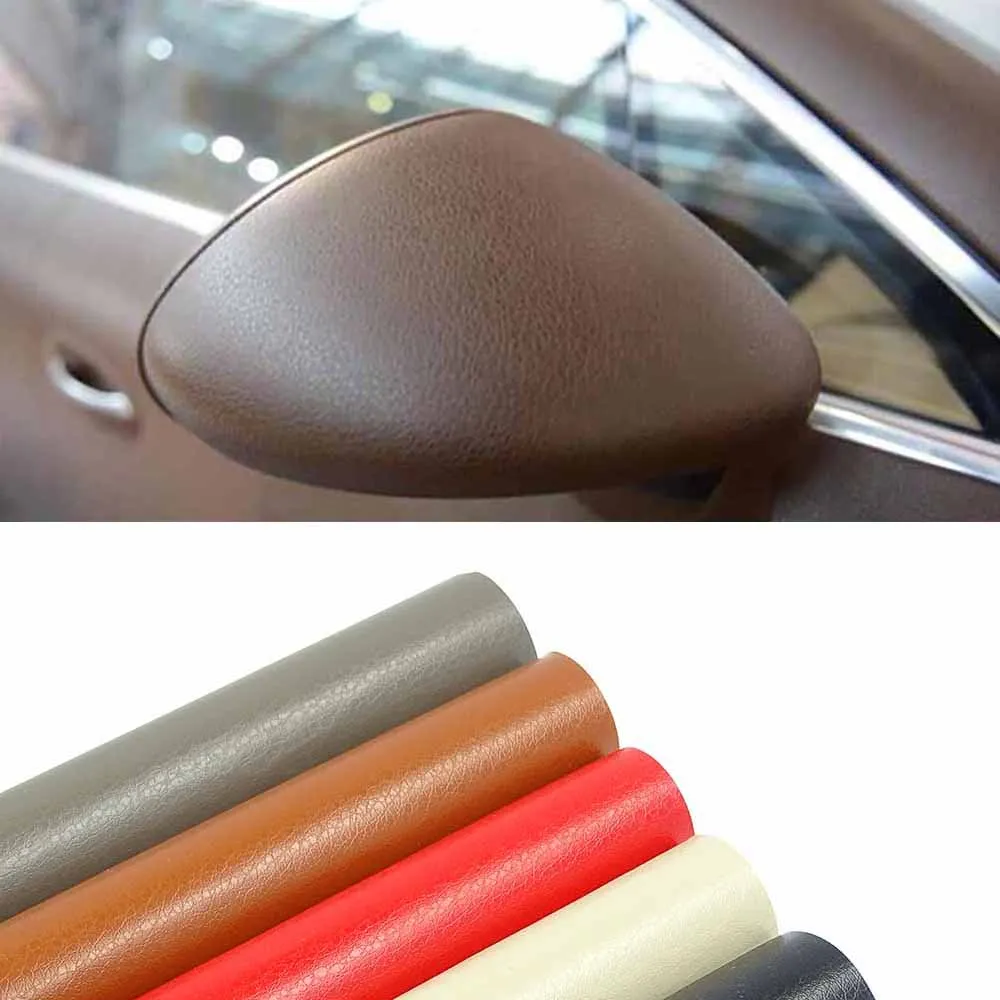 

200CM length 3D car simulation faux leather car wrap vinyl film Carbon Fiber Vinyl Film Automobiles Motorcycle car styling