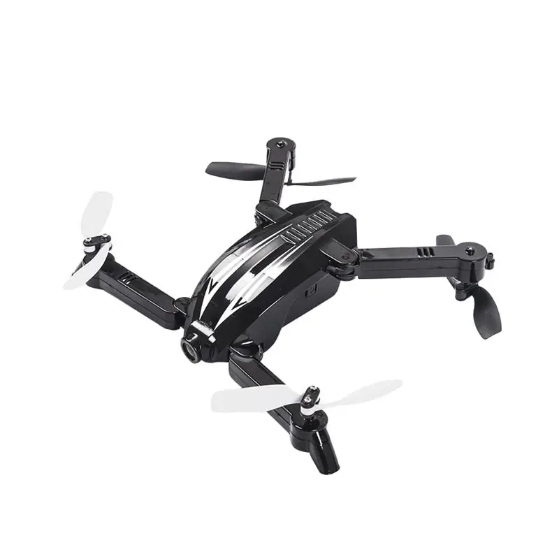 Black Flytec мини складной Дрон гоночный Дрон воздушный Дрон - Цвет: Black