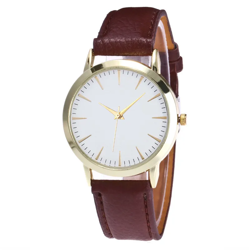 2018 High Quality Women's Watches casual watches Buckle Leather band Analog Alloy Quartz Wrist Watch clock Montre femme Y27 (2)
