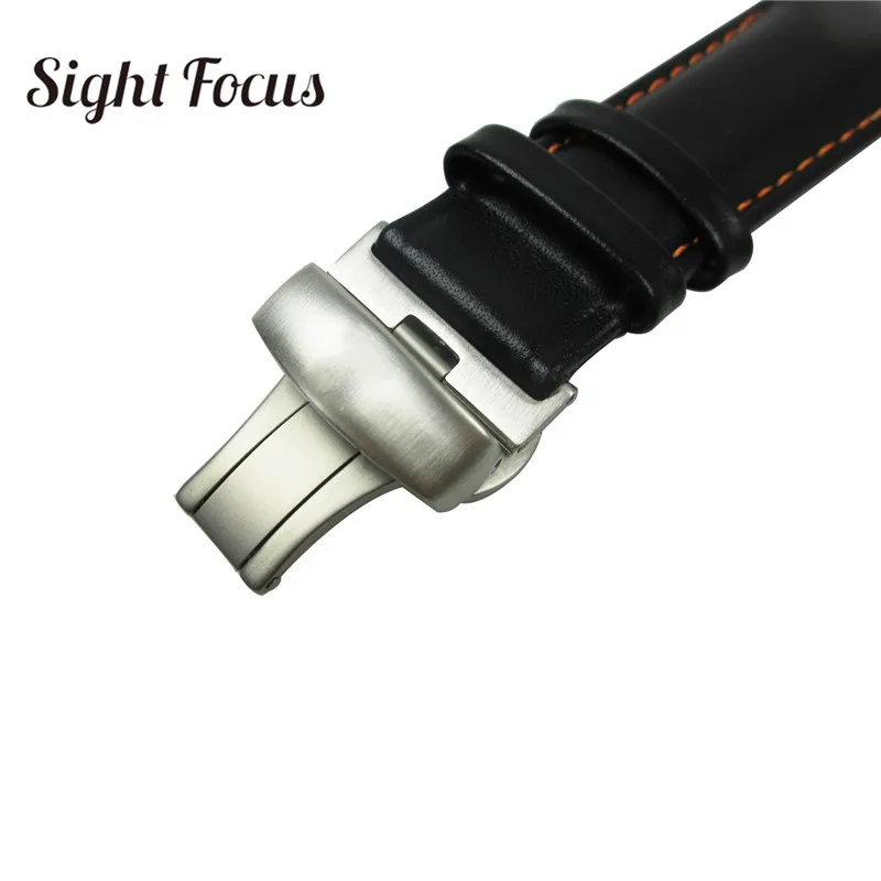 Кожаный ремешок для часов Tissot 1853 с изогнутым концом, ремешок для ...