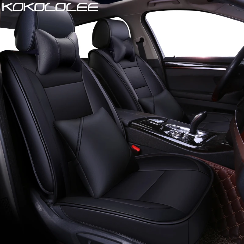 Чехол для автомобильного сиденья kokolelee из искусственной кожи Ford aurus Mondeo Focus RT Escort