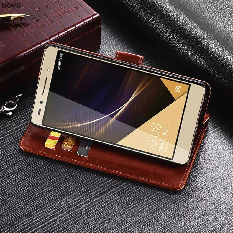 Чехол для Huawei Honor 7 с отделением карт кожаный чехол телефона Ультратонкий кошелек