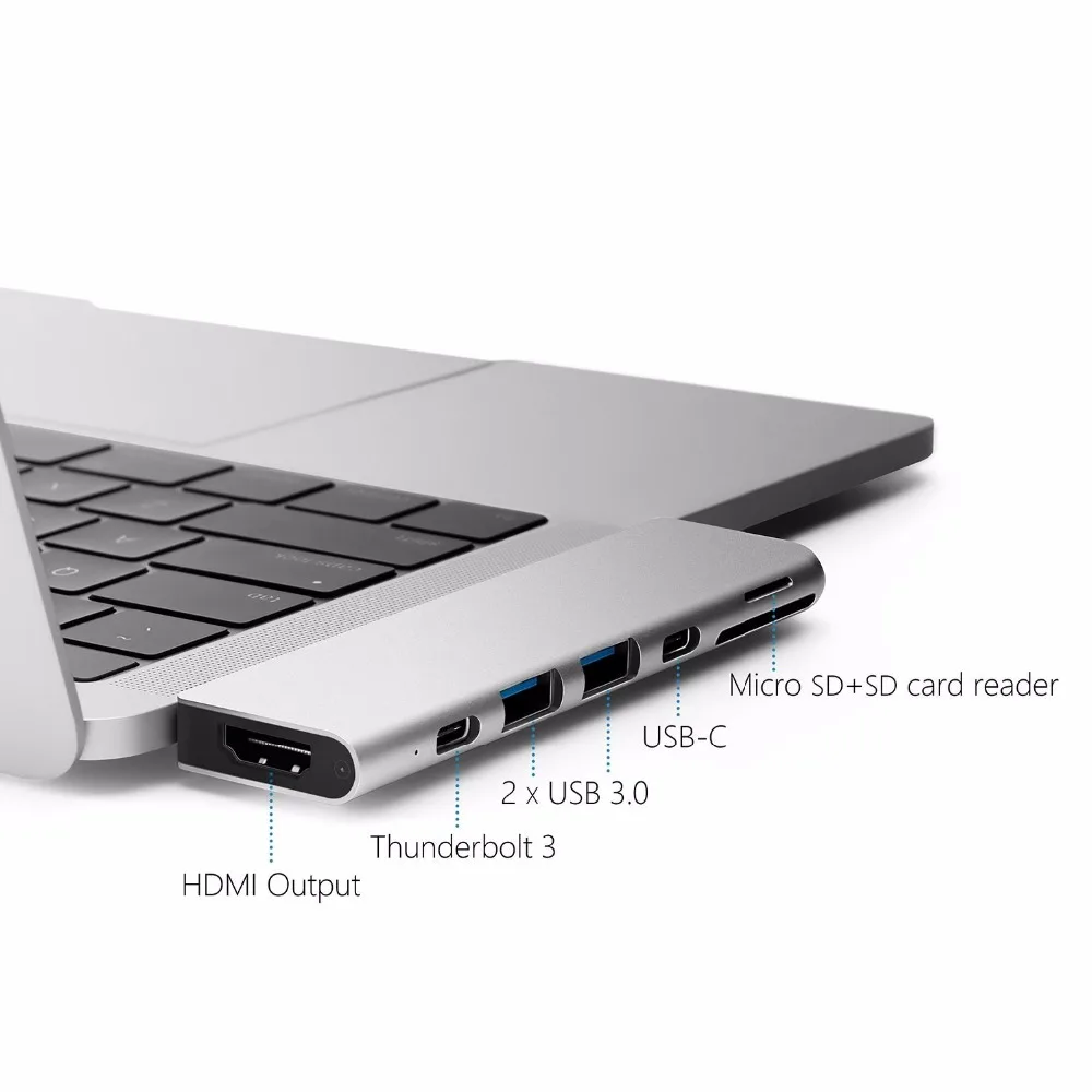 MINIX NEO C-D USB-C зарядки Thunderbolt 3 до 5 к 60 Гц или два 4 к 60 Гц многопортовый адаптер HDMI выход для Apple MacBook Pro