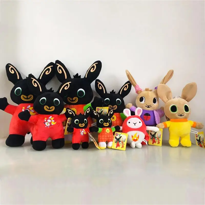 

1pcs Bing Bunny Plush Doll Toys Elephant Hoppity Sula Flop Voosh Pando Plush Bing Soft Stuffed Toys Doll Gifts for Children Kids