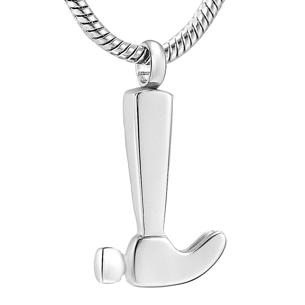 

Tool Shape Cremation Urn Necklace Stainless Steel Laborer Ashes Keepsake Memorial Pendant Jewelry for Human
