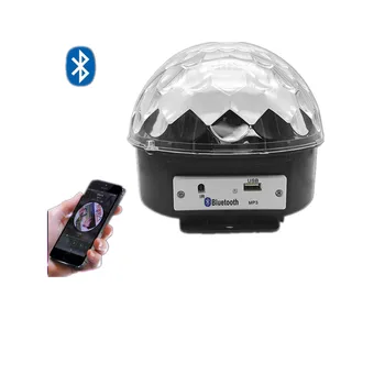 

YIYANG Bluetooth LED Disco Light With Mp3 Player Speaker Disco Ball Laser Party Lights 18W DJ Stage Lamp Lumiere Soundlights Luz