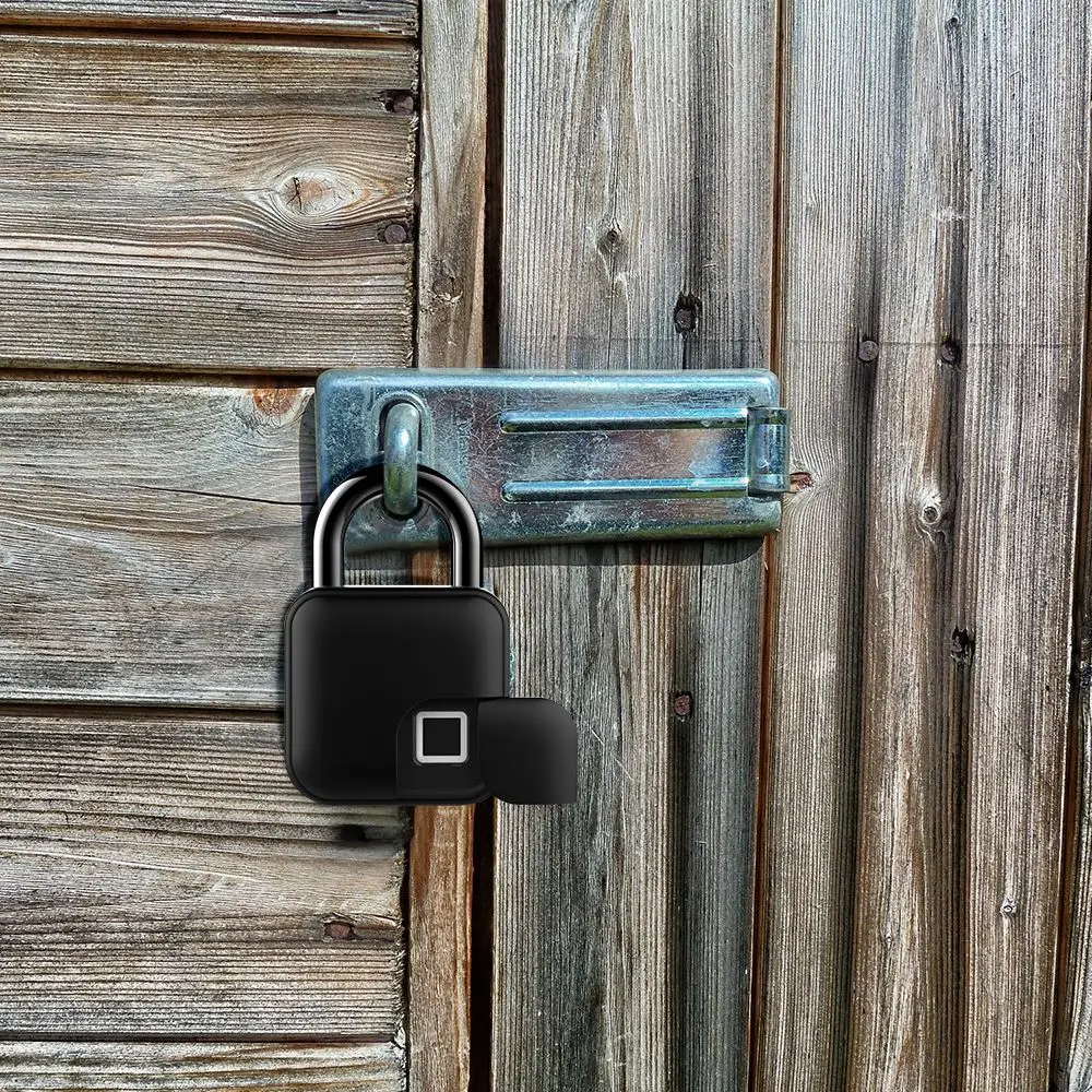 USB Перезаряжаемый смарт-замок без ключа с защитой от отпечатков пальцев IP65 Водонепроницаемый защитный замок с принтом пальцев для двери чехол для багажа