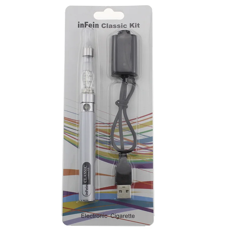 inFein Classic Electronic Cigarette Blister Kit 1100 mah silver.jpg