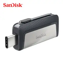 Sandisk 128 GB USB флэш-накопитель 64 GB Extreme Тип-C 256 GB Pen Drives 32 GB USB3.1 Flashdisk двойной OTG Memory Stick 150 МБ/с. SDDDC2