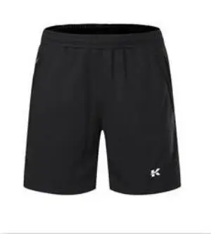 Мужская/женская рубашка для бадминтона, спортивные шорты, Спортивная футболка для бадминтона, Майки для настольного тенниса, одежда для тенниса, сухая крутая рубашка 11931 - Цвет: black one shorts