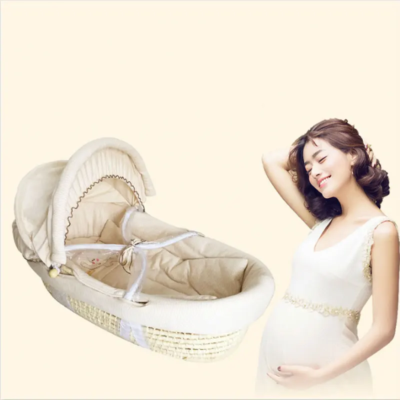 wicker and loom bassinet