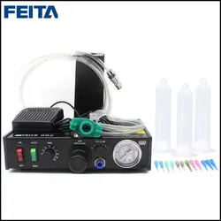 Feita 982 полуавтоматический ЖК-дисплей клей розлива капель жидкости диспенсер для рабочего эпоксидной смолы, клей дозирующая