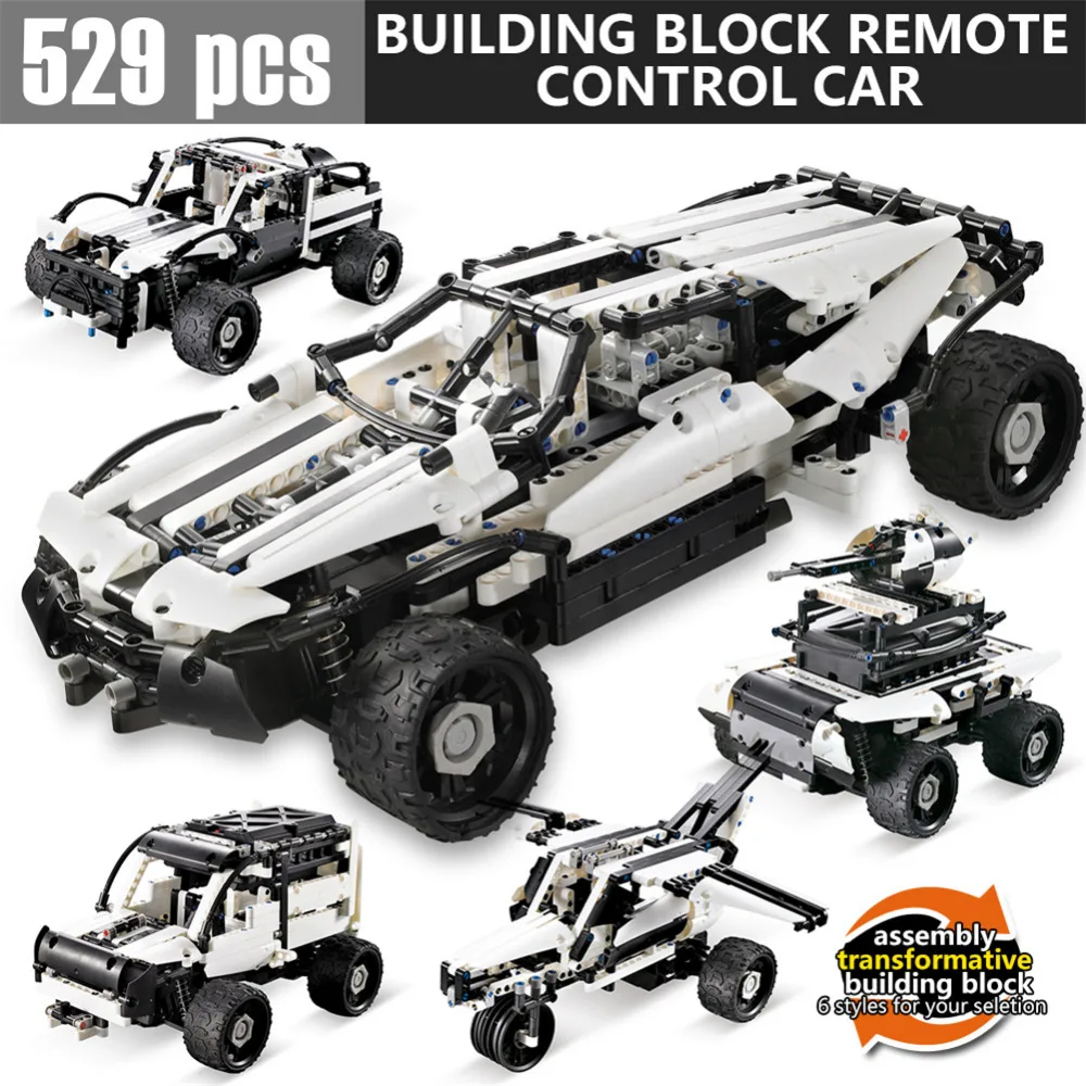 

New 529pcs block SDL 2017A-24 4 Channels DIY Blocking Remote Control Vehicle Car bumping resistant wholesale