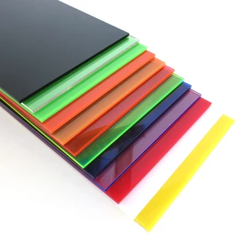 Plastic Acrylic Plexiglass Sheet Size10cmx20cmx2.3mm colorful model sheet for DIY handmade 2017 fashion acrylic sheet for sample plastic sheet size 5cm 5cm 19 colors for making bags bag accessorise china factory