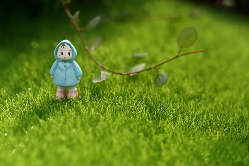 Flone Artificial PVC Grass Lawn False Moss Fake Turf Micro Landscape Decoration Accessories Home Living Room Decoration  (12)