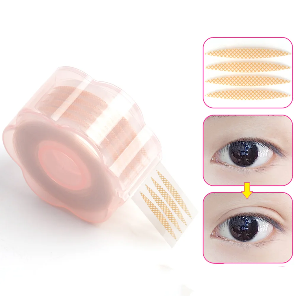 1 Roll Makeup Eyelid Tape Sticker Big Eyes Eyelid Stripe Decoration Invisible Strong Adhesive Double Eye Tape Tools