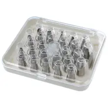 26 шт. Обледенение Трубопроводы Сопла Торт из слоеного сахарные украшения выпечки печенья Инструменты