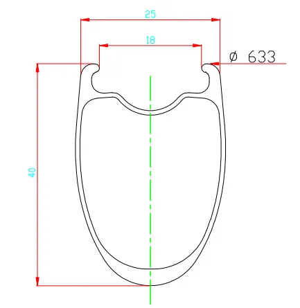40mm carbon rims