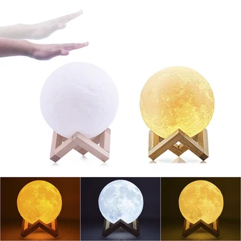

Event & Party Glow Party Supplies Wedding Grand Event Night Light 3D Printing Moon Lamp Lunar USB Charging Night Light